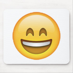 Mousepad Sorria Olhos Fechados - Emoji