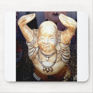 Mousepad sorrindo buda