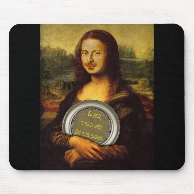 Mousepad Sorrir Ou Não Sorrir (Frente)