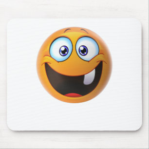 Mousepad Sorriso sem dentes Amarelo