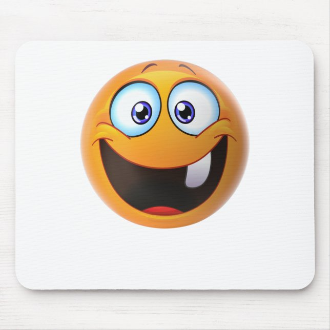 Mousepad Sorriso sem dentes Amarelo (Frente)