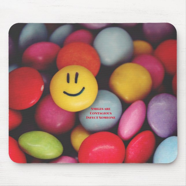 Mousepad Sorrisos são contagiosos (Frente)