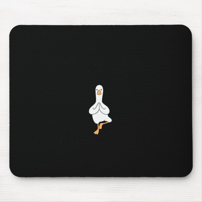 Mousepad Sorry I'm Late Funny Goose Christian Bible Verse F (Frente)
