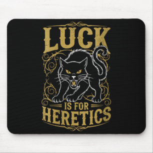 Mousepad Sorte de gato preto para mulheres é para bruxa her