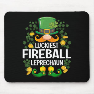Mousepad Sorte de Leprechaun Fireball Festa do Dia de São P