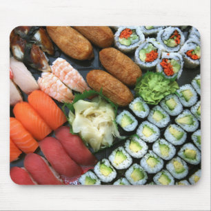 Mousepad Sortimento de favoritos de sushi japonês