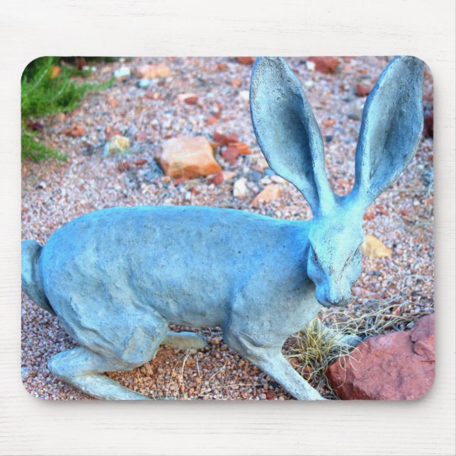 Mousepad sortuda porca de coelho (Frente)