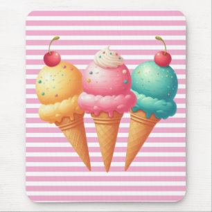 Mousepad Sorvete Colorido