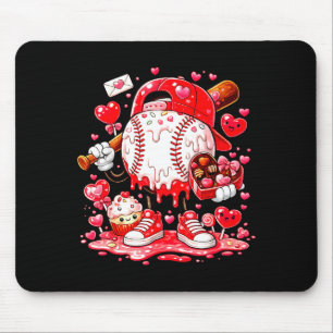 Mousepad Sorvete de Baseball Meninos Crianças Juventude Dia