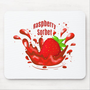 Mousepad Sorvete de framboesa