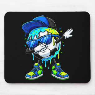 Mousepad Sorvete de futebol Pingando Dabbing Confeitos Espo