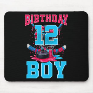 Mousepad Sorvete de Hóquei de 12 Anos de Idade Gotejamento