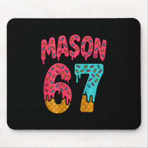 Mousepad Sorvete Mason 67 Meme Engraçado Seis Sete (no Ck)