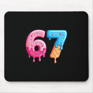 Mousepad Sorvete Seis Sete Gota Legal Meme 67 Número Divert
