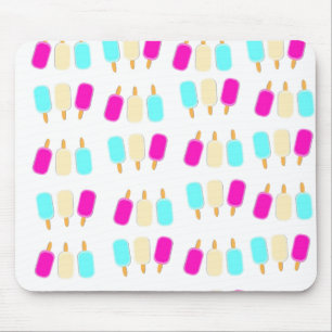 Mousepad sorvete três cores