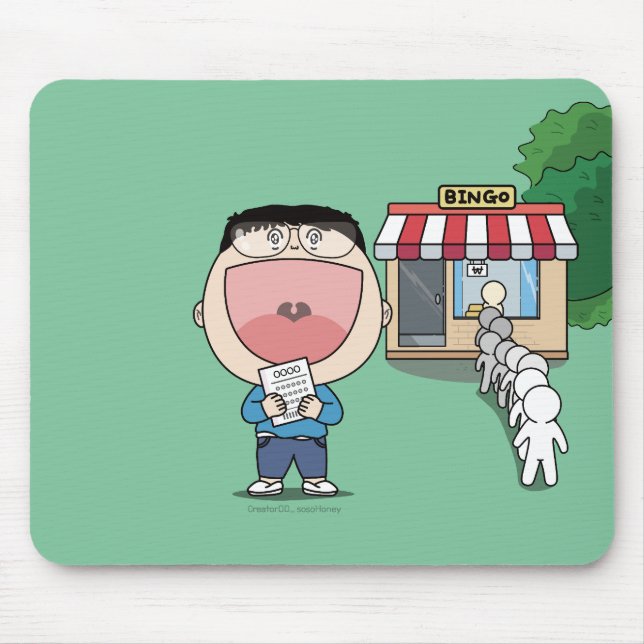 Mousepad sosoHoney(49) Felicidade (Frente)