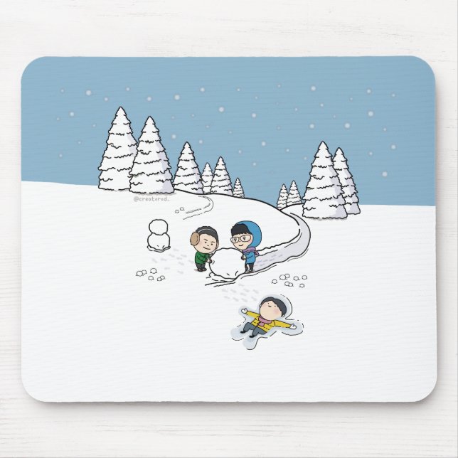 Mousepad sosoHoney(55) inverno (Frente)