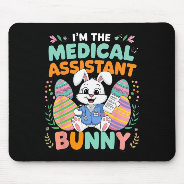 Mousepad Sou a diversão da Páscoa de Bunny Instantânea Médi (Frente)