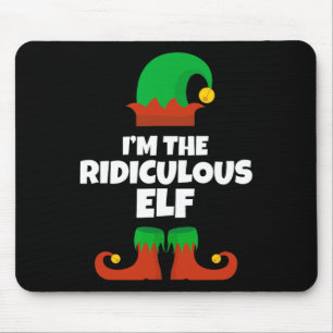 Mousepad Sou a Divertida Família de Elfos de Pijama no Nata