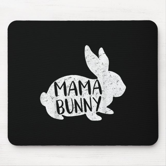 Mousepad Sou a Mimi Bunny Páscoa Divertida Dia das Mães (Frente)