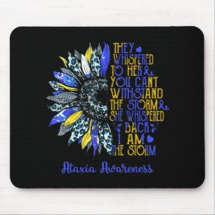 Mousepad Sou a tempestade Sunflower Leopardo Ataxia Warrior