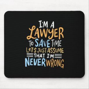 Mousepad Sou Advogado Para Salvar Seu Tempo