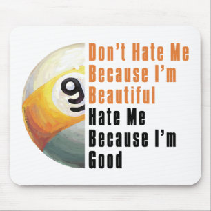 Mousepad Sou Bonita, Sou Boa 9 Ball