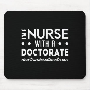 Mousepad Sou enfermeira com doutorado de enfermeira Dnp 202