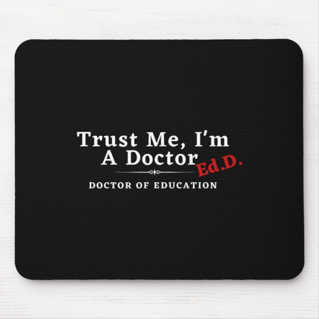 Mousepad Sou Médico de Educação Ed. d. (Frente)