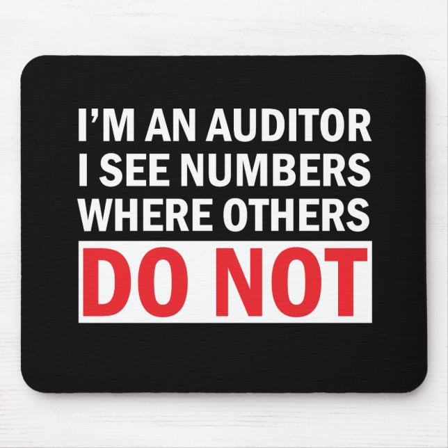 Mousepad Sou o Auditor (Frente)