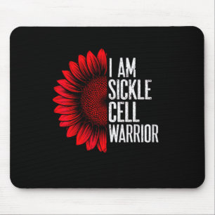 Mousepad Sou o Guerreiro das Células Falsiformes Burgundy S