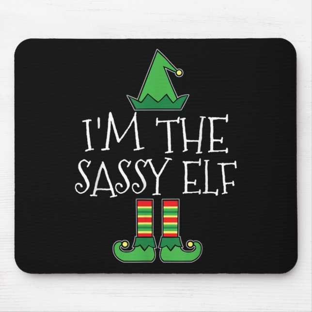 Mousepad Sou o Sy Elf Matching Family Group Natal T S (Frente)