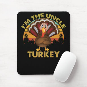 Mousepad Sou o Tio Peru Família Correspondência Dia de Ação
