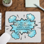 Mousepad Sou um profissional de RH O que é a sua superpotên<br><div class="desc">Este design foi criado através da arte digital. Pode ser personalizado na área fornecer ou personalizar escolhendo o clique para personalizar mais opções e alterando o nome, as iniciais ou as palavras. Você também pode alterar a cor e o estilo do texto ou excluir o texto de um design de...</div>