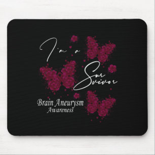 Mousepad Sou um sobrevivente Campanha de conscientização so
