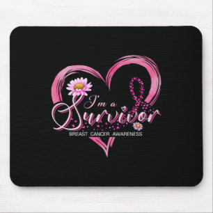 Mousepad Sou Um Supervivente Conscientização do Câncer de M