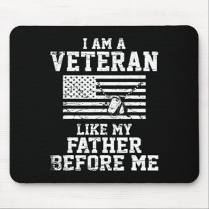 Mousepad Sou Um Veterano Como Meu Pai Antes De Mim Veterano