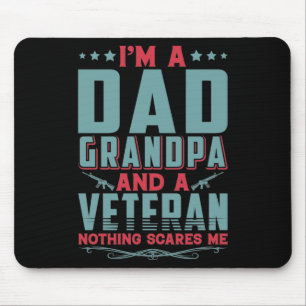Mousepad Sou um vovô pai e um veterano nada me assusta