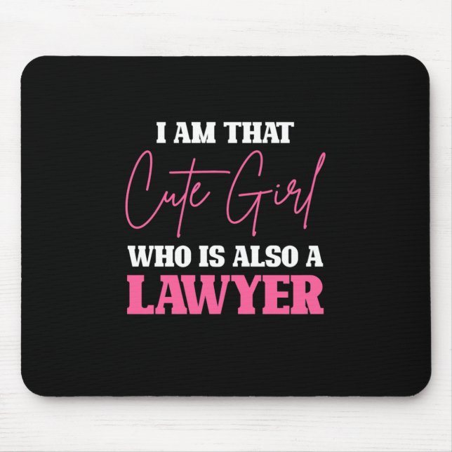 Mousepad Sou Uma Garota Legal (Frente)