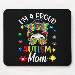 Mousepad Sou Uma Mãe Orgulhosa Conscientização do Autismo A