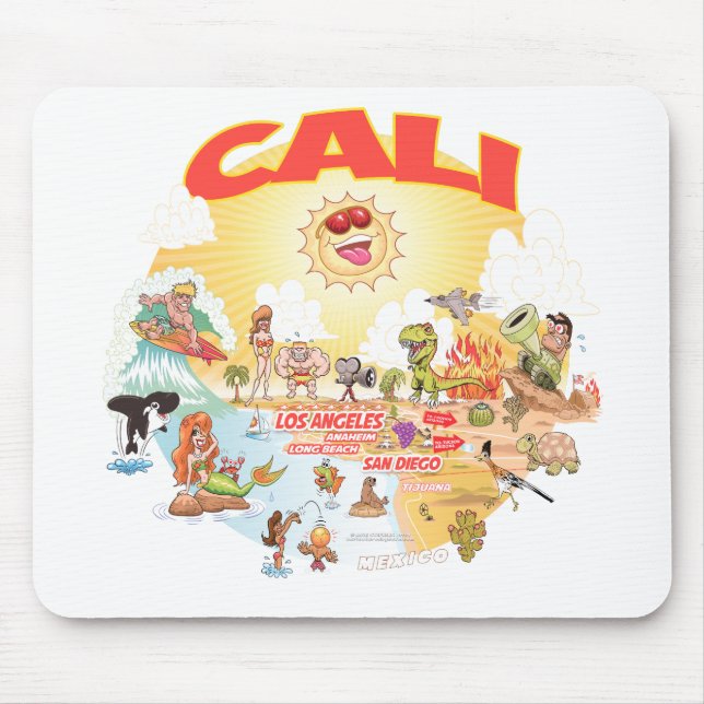 Mousepad Southern California CALI (Frente)