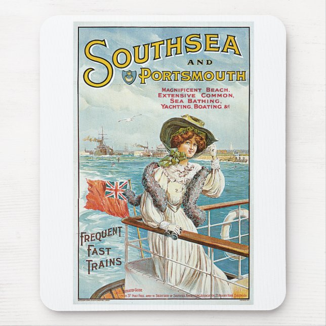 Mousepad Southsea e Portsmouth (Frente)
