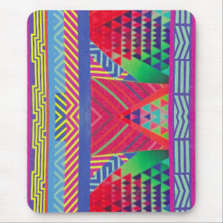 Mousepad southwestern borders and triangles collage