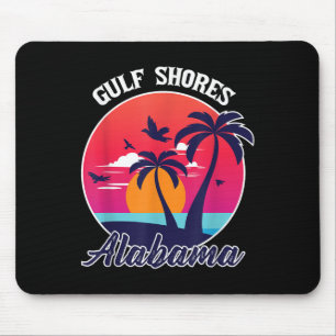 Mousepad Souvenir Familiar do Alabama em South Shores Beach