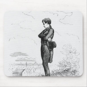Mousepad Sozinho esquerdo, Rastignac andou algumas etapas