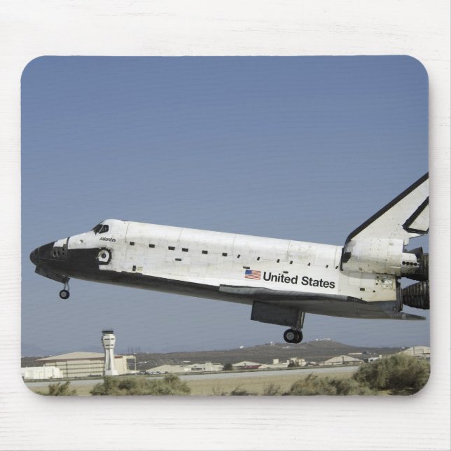 Mousepad Space Shuttle Atlantis se prepara para pousar (Frente)