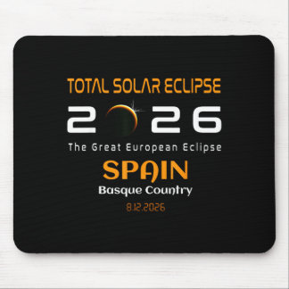 Mousepad Spain Basque Country Total Solar Eclipse August