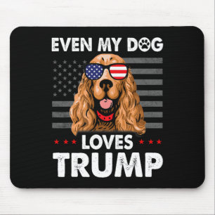 Mousepad Spaniel Até Meu Cachorro Adora Trump Engraçado