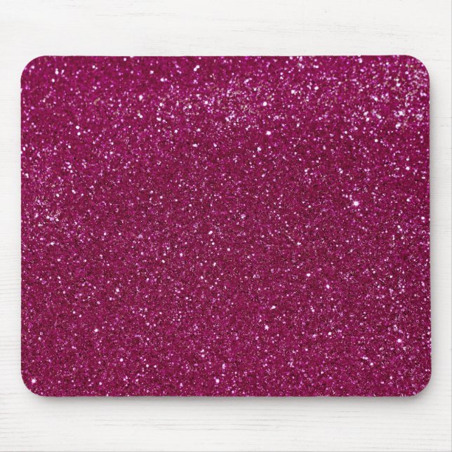 Mousepad Sparkles cor-de-rosa do brilho (Frente)