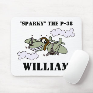 Mousepad Sparky, o P-38